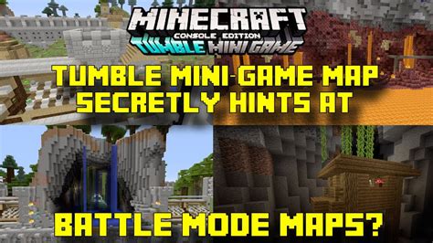 Minecraft Playstation 4xbox Oneps3 Tumble Mini Game Map Secretly