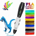 3D Pen,TreasureMax 3D Printing Pens Set for Kids with LCD Display ...