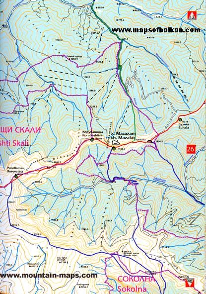 Mountain Maps The Alps Russia Albania Bulgaria Romania Serbia