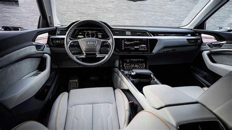 Audi E Tron Reveals High Tech Interior With Five Screens