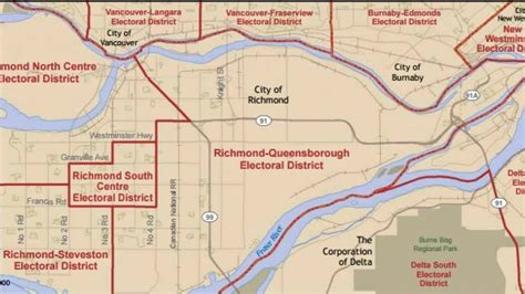 New Surrey Richmond Ridings Proposed For 2017 Bc