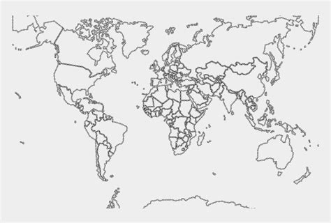 Fill In World Map Metro Map