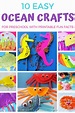 10 Easy Ocean Crafts For Preschool With Printable Fun Facts - | Ocean ...