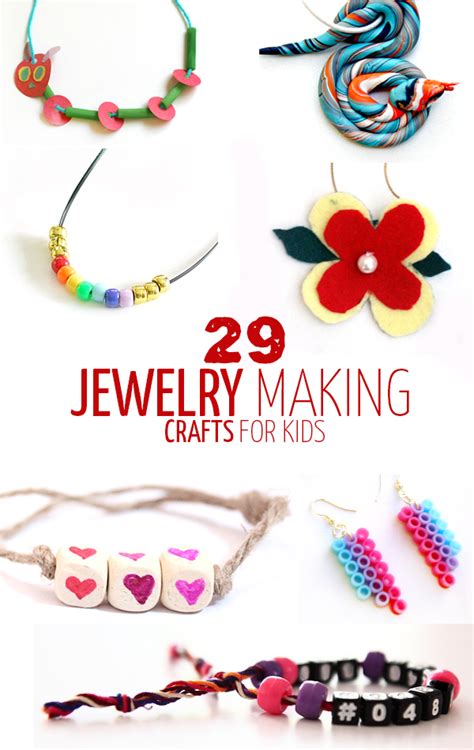 25 Inspirational Jewelry Making Crafts For Kids Handicraft Picture In