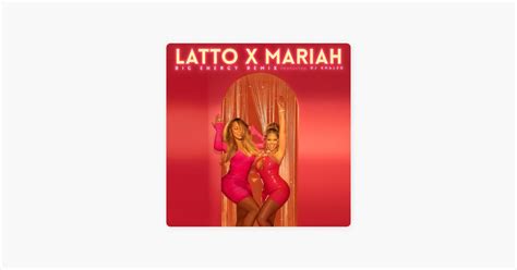 Big Energy feat DJ Khaled Remix de Latto Mariah Carey Música no Apple Music