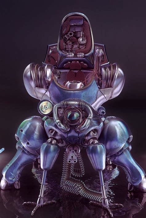 3d Painting Fuchikoma By Wen Jr Robots Ghost In The Shell Anime