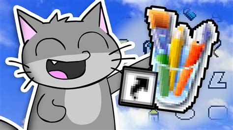 Cat Loves Ms Paint Am64 Youtube