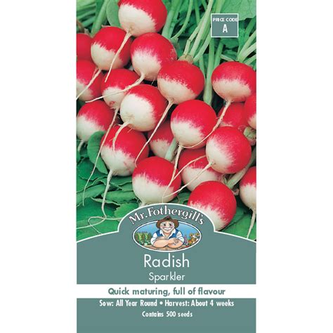 Mr Fothergills Sparkler Radish Vegetable Seeds Bunnings Warehouse