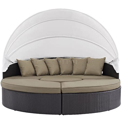 Convene Canopy Outdoor Patio Daybed Eei 2173 By Modway