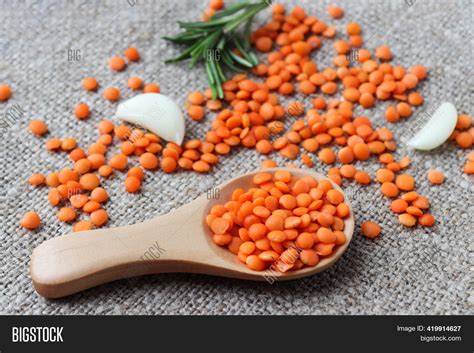 Red Uncooked Lentils Image Photo Free Trial Bigstock