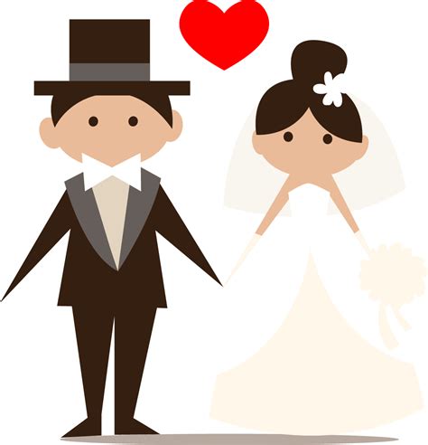 Wedding Png Clipart Bride And Groom Transparent Png Images Free Bd3