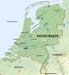 Países Bajos – Mapas de los Países Bajos