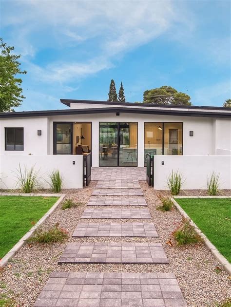 Spacious and bright, open concept ranch floor plans bring a lot to the table when it comes to modern home design. Mid century modern exterior ranch style home with clean ...