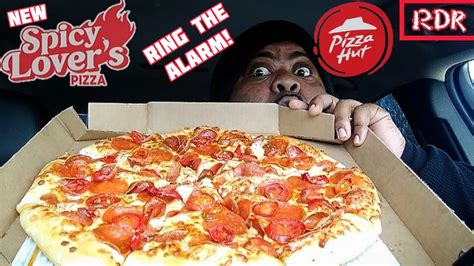 pizza hut spicy lover s pizza 🌶🍕🔥 youtube