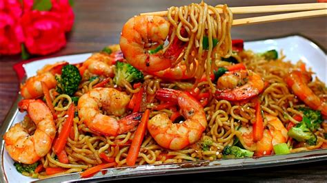 If using dried noodles, place in a heatproof bowl, cover with boiling water and leave to soak for 5 mins, or follow the pack instructions. How To Make Delicious Shrimp Stir Fry | Recipe | FabWoman