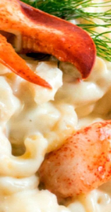 White Cheddar Lobster Macaroni And Cheese In 2019 Seafood Recipes