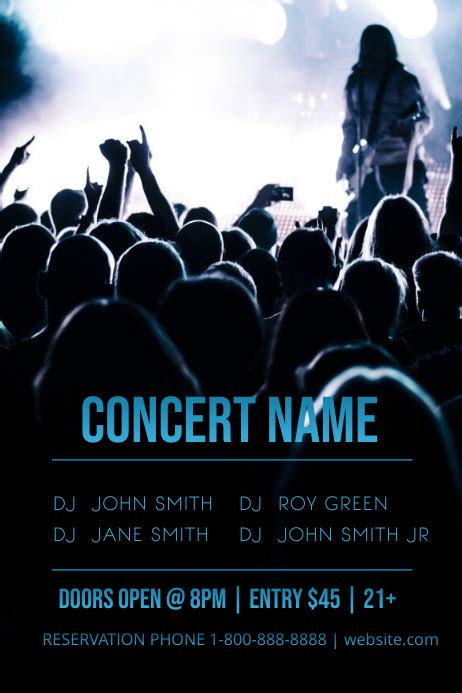 Concert Template Postermywall