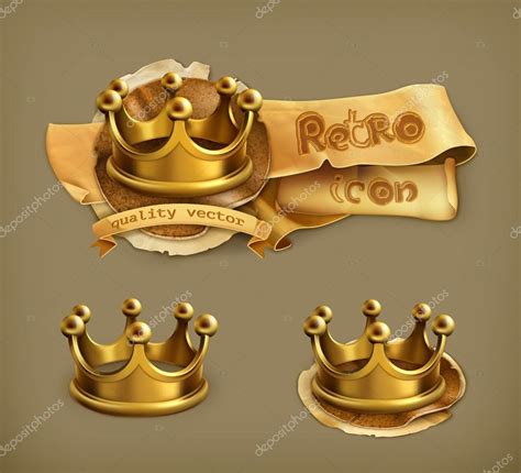 Gold Crown Vector Stock Vector Image By ©natis76 31520379