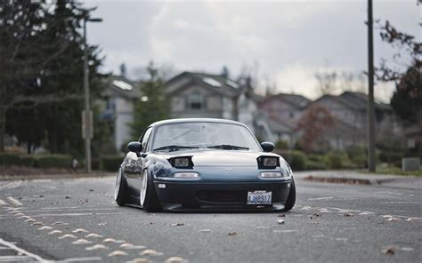 If there is no picture in this collection that you like, also look at other collections of backgrounds on our site. Download wallpapers Mazda Miata, 4k, JDM, tuning, stance ...