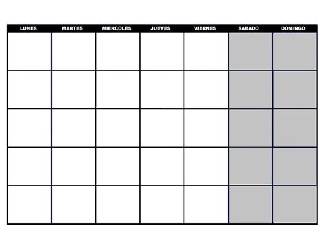 Plantilla Calendario Excel Gratis Imagesee