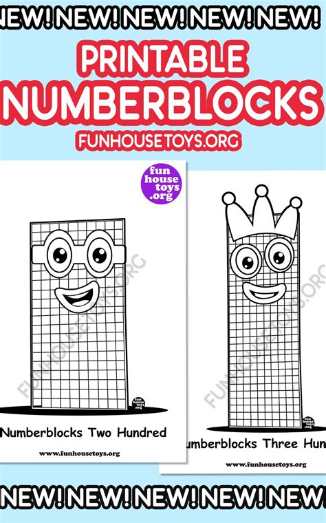 New 200 To 900 Numberblocks Coloring Pages 2020 공룡