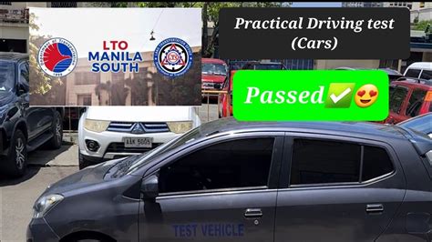 Actual Video Of Practical Driving Test For Cars Lto Manila South