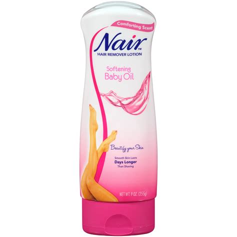 Nair Hair Removal Body Cream With Softening Baby Oil Leg And Body Hair