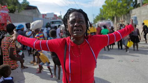 haiti gangs dominate over half of capital as 20 000 people face catastrophic famine like