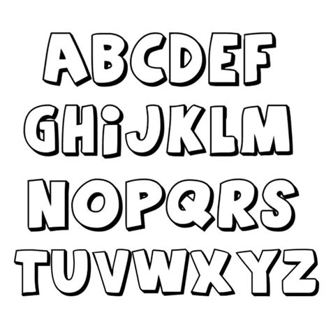 Image Result For Block Lettering Lettering Alphabet Fonts Font