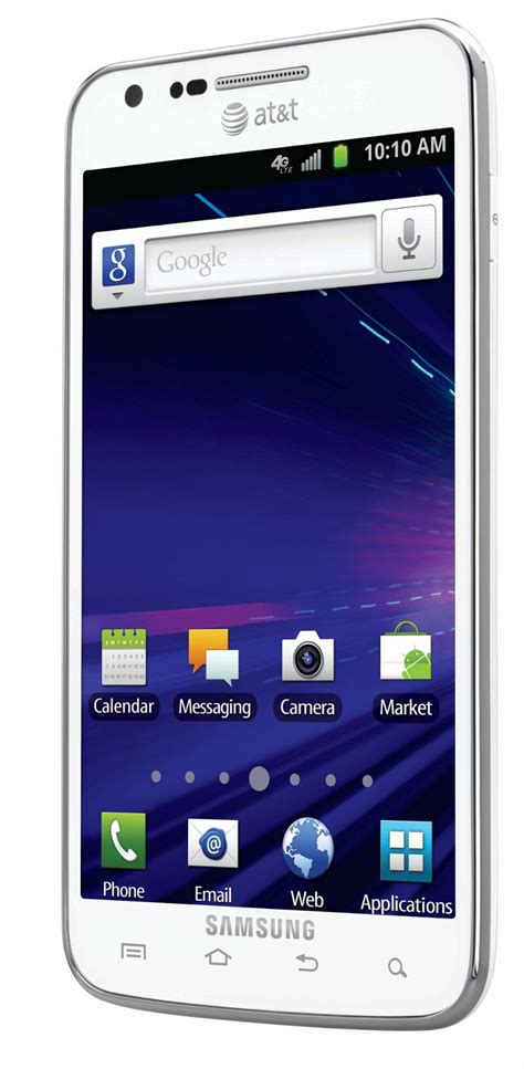 White Samsung Galaxy S Ii Skyrocket Arriving On Atandt Just In Time For