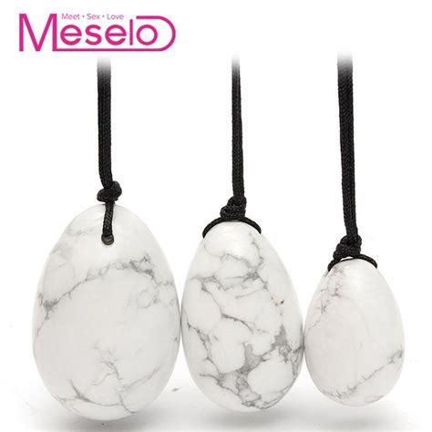 Aliexpress Com Buy Meselo Pcs Lot Natural Stone Women Vaginal Ball Yoni Eggs Kegel Exercise