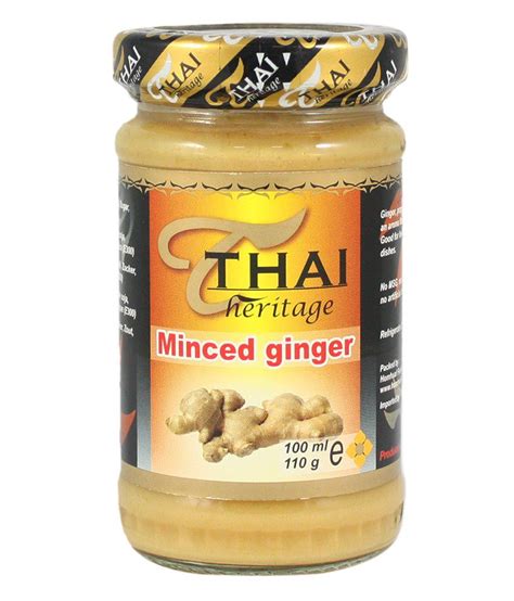 Thai Heritage Minced Ginger 100ml Pack Of 3 Buy Thai Heritage Minced