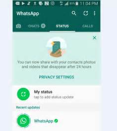 Whatsapp New Status Feature How To Use It Chuksguide