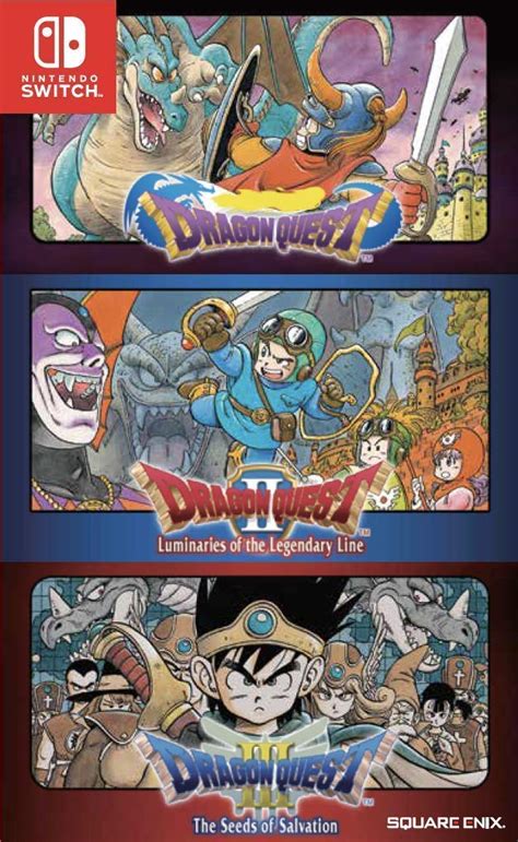 Dragon Quest Trilogy Collection 123 Nintendo Switch Físico Nuevo Playtec Games