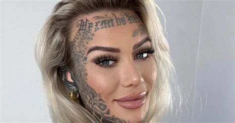 Britain S Most Tattooed Woman Strips To Lace Lingerie As She Flaunts £35k Ink Daily Star