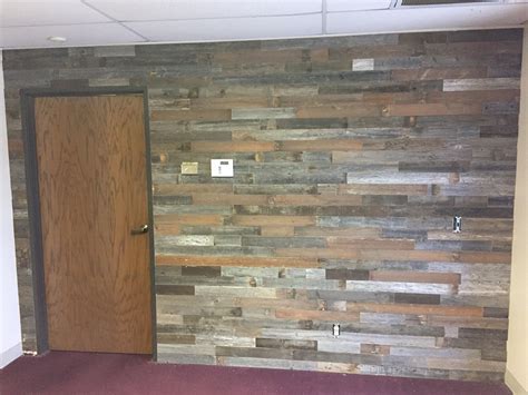 Barnwood Decor Reclaimed Barn Wood Wall Panels Diy Adhesive Included
