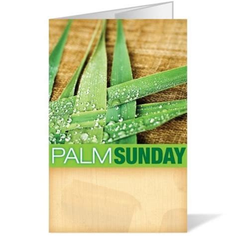 Palm Sunday Bulletin Church Bulletins Outreach Marketing