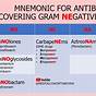Gram-negative Antibiotics Chart