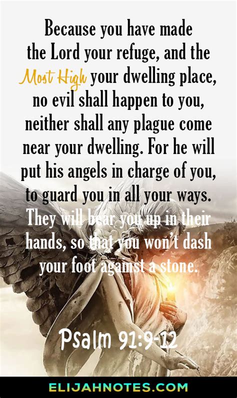 Top 10 Bible Verses About Protection And Safety From God Elijah Notes