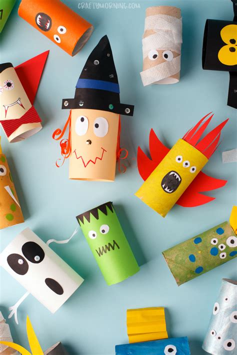 10 Monster Crafts For Halloween Crafts Meet Kids