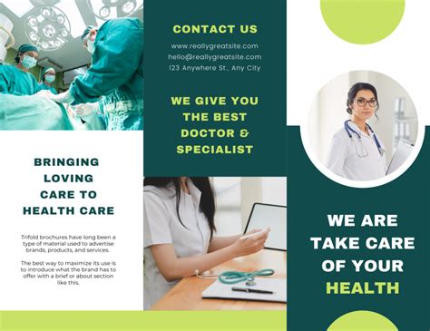 11 Beautiful Medical Brochure Templates And Examples