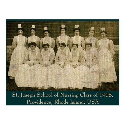 St Joseph School Of Nursing Class Of 1908 Postcard In 2021