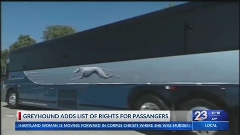 Greyhound Adds List Of Rights For Passengers Youtube