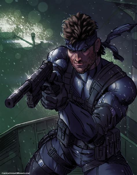 Metal Gear Solid 2 Solid Snake By Tylercairnsart On Deviantart