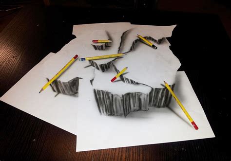 Anime drawings in pencil girls and di class make a. 33 Of The Best 3D Pencil Drawings | Bored Panda