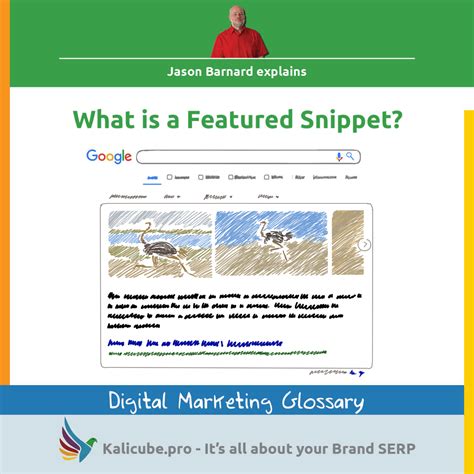 What Is A Featured Snippet Answer By Jason Barnard From Kalicube