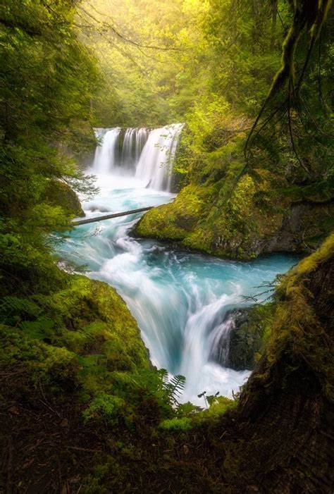 The Magical Spirit Falls Located On The Wa Side Of The Columbia River