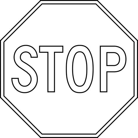 Free Printable Stop Sign Template Printable Templates