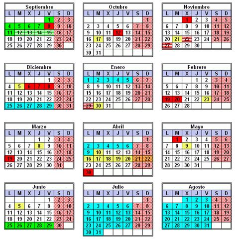Calendario Escolar 2006 Madrid Calendario Mar 2021