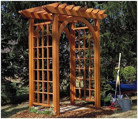 Enjoy Your Yard More With These Garden Arbor Plans Garden Arbor